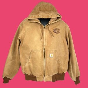 Carhartt Brown Hooded Jacket